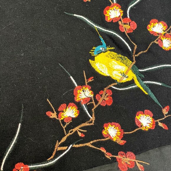 INC International Concepts Embroidered Blouse Women's Size Large Asymmetrical - Picture 7 of 11